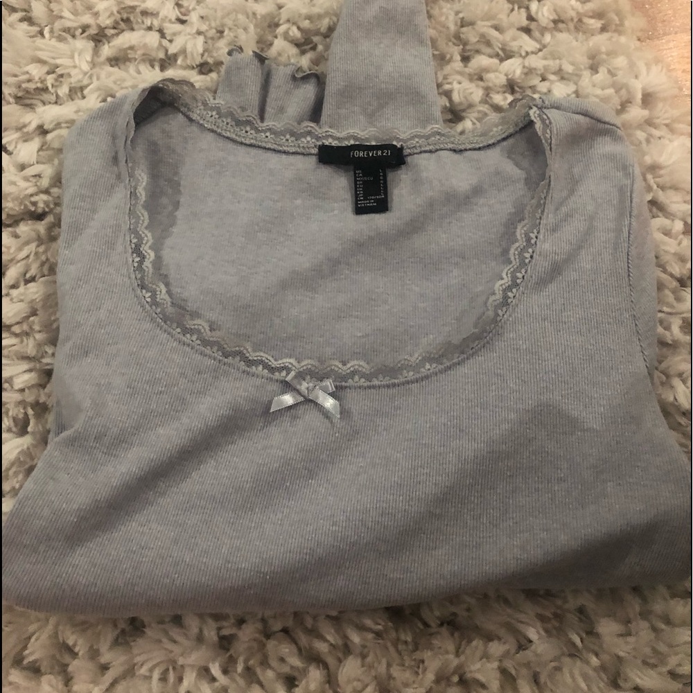 Cropped Lace Long Sleeve